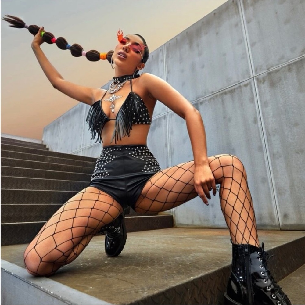 Halsey inspired YSBS music video fit 🫦🐆🖤